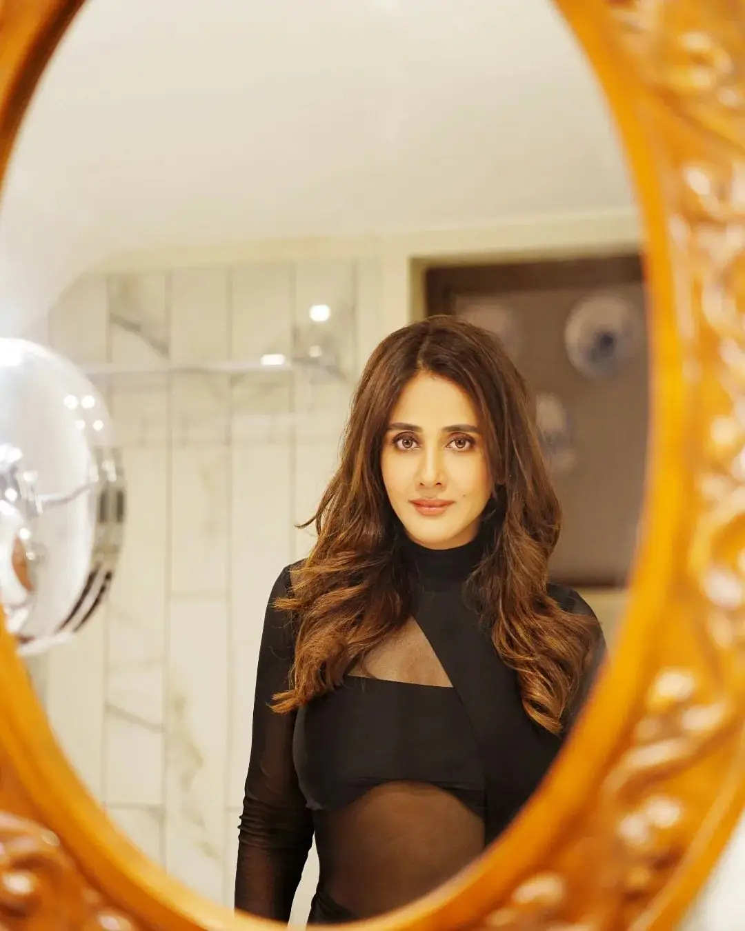 Bangalore Actress Parul Yadav In Beautiful Long Black Gown